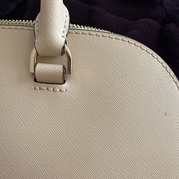 Used Michael Kors Cream Satchel Bag - Picture 3 of 7